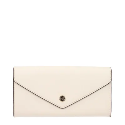 Beige Leather Wallet