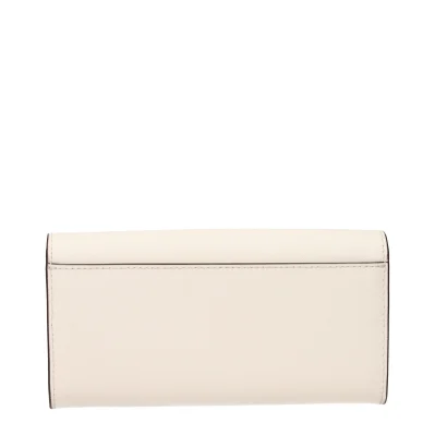 Beige Leather Wallet