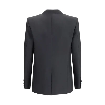 Black Polyester Coat