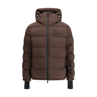 Brown Polyamide Shell Jacket