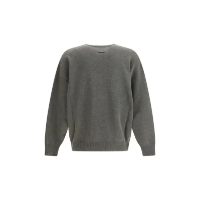 Black Fleece Wool Sweatshirt