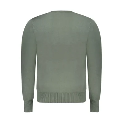 Verde Viscosa Uomo Maglia
