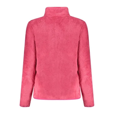 Pink Polyester Women Sweater