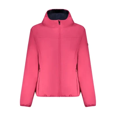 Pink Polyester Women Jacket