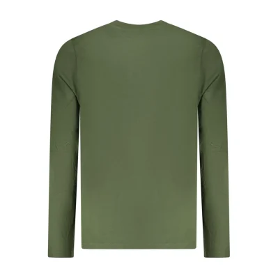 Green Cotton Men T-Shirt