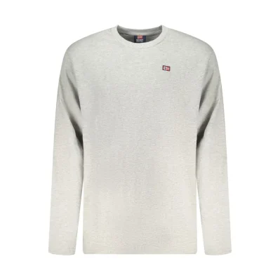 Gray Cotton Men T-Shirt