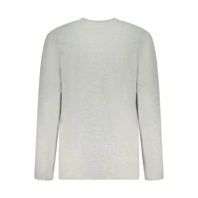 Gray Cotton Men T-Shirt