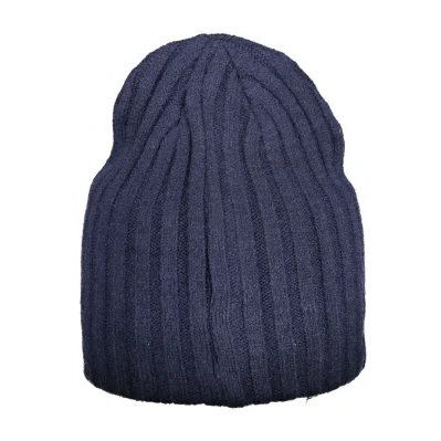 Blue Polyester Men Cap