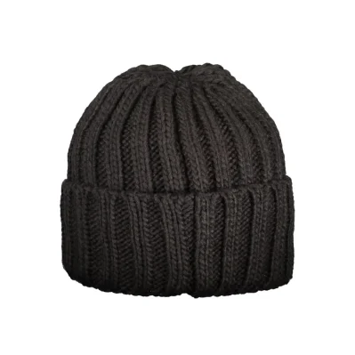 Black Marabou Men Cap
