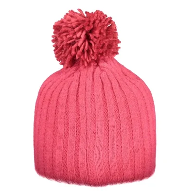 Pink Polyester Women Hat