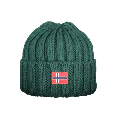 Green Marabou Men Cap