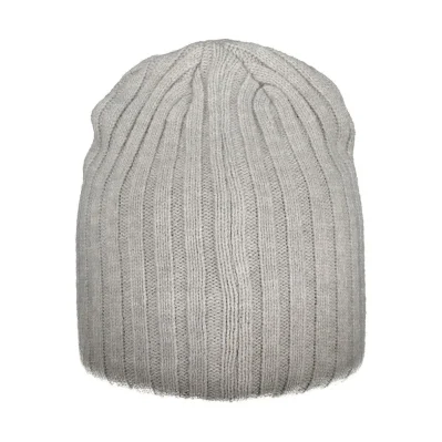 Gray Polyester Men Cap