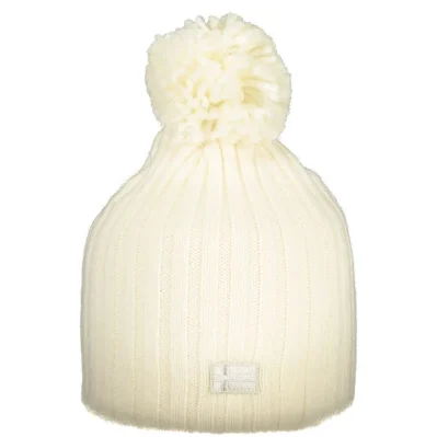 White Polyester Women Hat