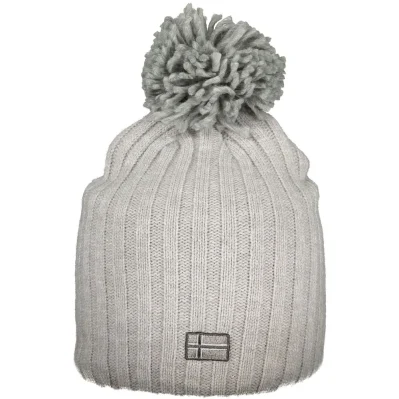 Gray Polyester Women Hat