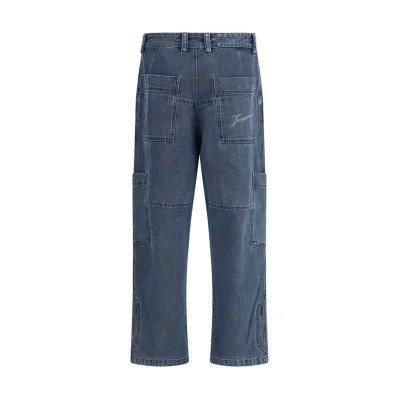 Blue Cotton Jeans Denim