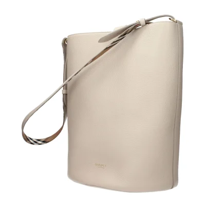 Beige Leather Handbag