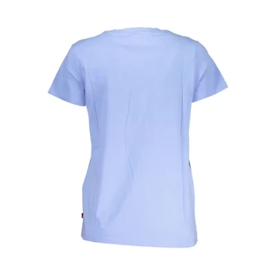 Azzurro Cotton Women T-Shirt