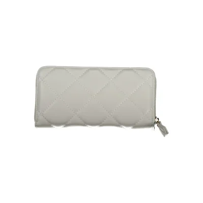Grigio Polyurethane Women Wallet