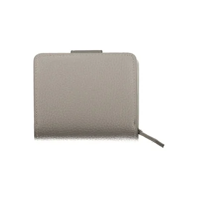 Grigio Polyurethane Woman Wallet