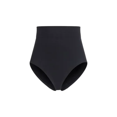 Black Polyamide Bermuda Shorts