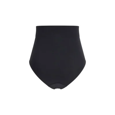 Black Polyamide Bermuda Shorts