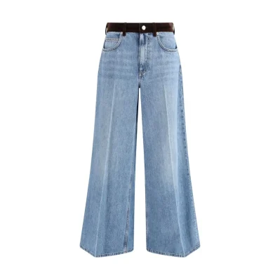 Light Blue Cotton Jeans Denim