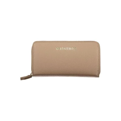 Beige Polyethylene Women Wallet