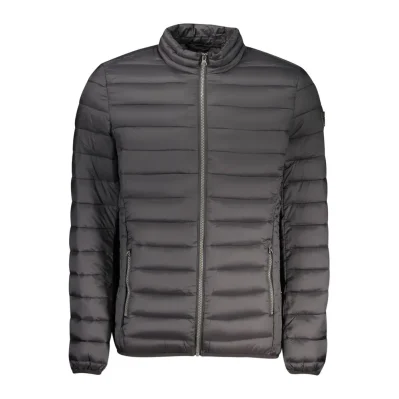 Black Polyamide Men Jacket