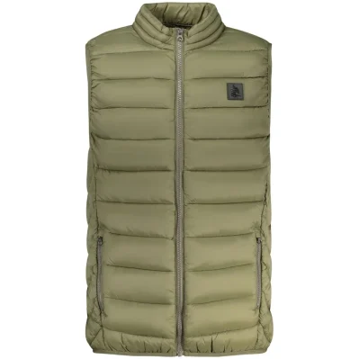Green Polyamide Men Jacket
