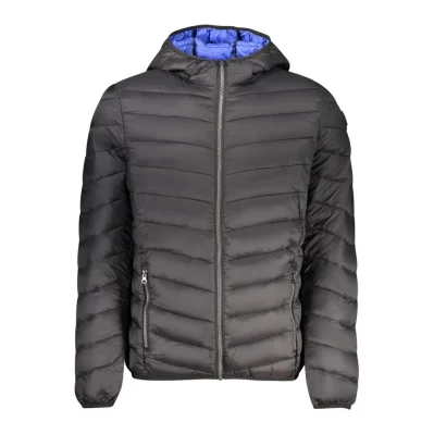 Black Polyamide Men Jacket
