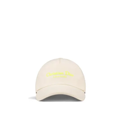 Beige Cotton Cap (Baseball Hat)