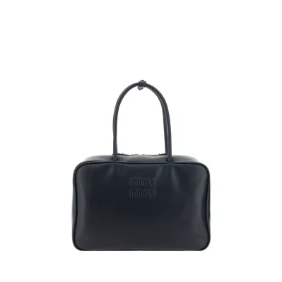 Black Calf Leather Bos Taurus Handbag