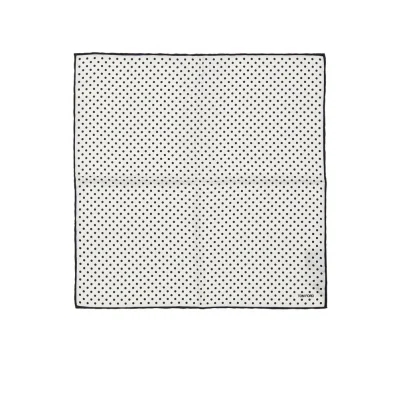 Black And White Silk Clutch Bag