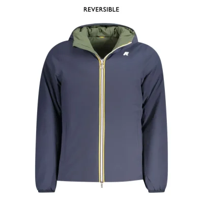 Blue Nylon Men's Jacket