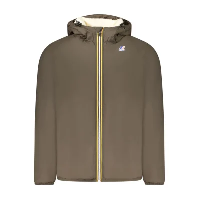 Brown Polyamide Jackets & Coat