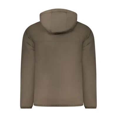 Brown Polyamide Jackets & Coat