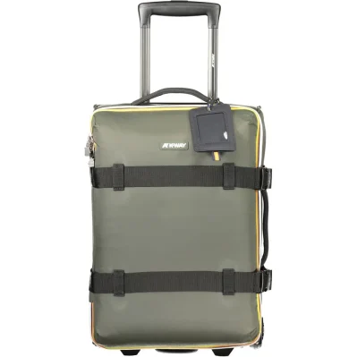 Green Polyamide Unisex Travel Luggage