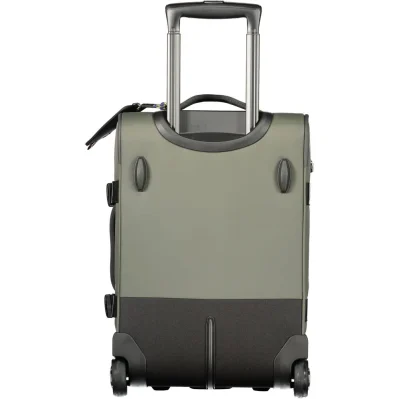 Green Polyamide Unisex Travel Luggage