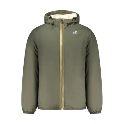 Green Polyamide Men Jacket