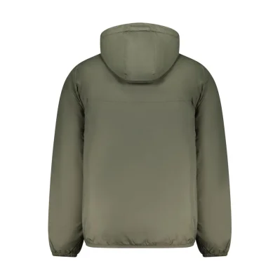 Green Polyamide Men Jacket