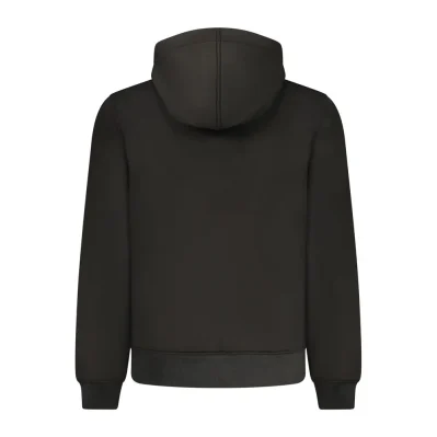 Black Polyester Men Sweater