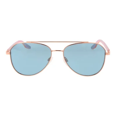 Rose Gold Rubber Sunglasses