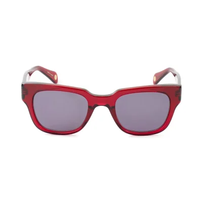 Red Acetate Sunglasses