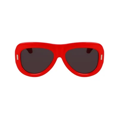 Red Acetate Sunglasses
