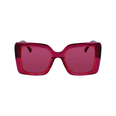 Red Acetate Sunglasses