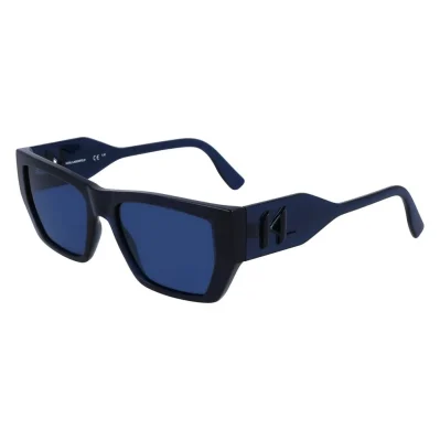 Blue Injected Sunglasses