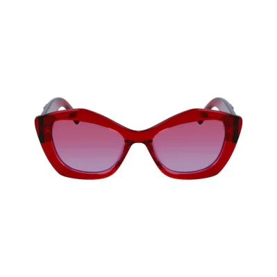Red Acetate Sunglasses