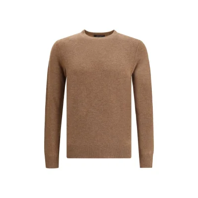 Brown Merino Wool Sweatshirt