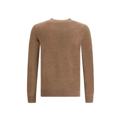 Brown Merino Wool Sweatshirt