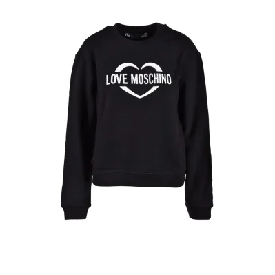 Black Cotton Sweatshirt